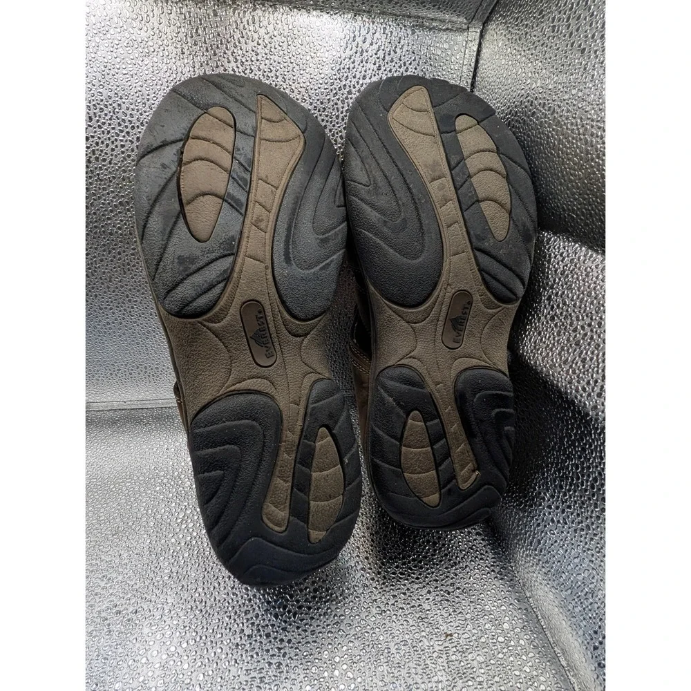 Everest Mens Brown Waterproof Hiking Sandals Closed Toe Fisherman Size 10M